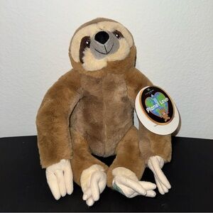 NWT FAO Schwarz Soft & Huggable Sloth Plushie for Kids and Collectors